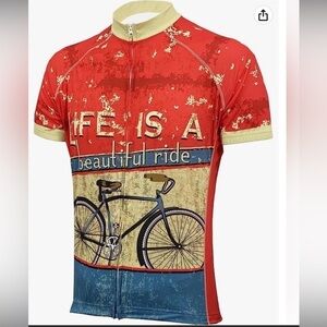 Life is a Beautiful Ride full zip cycling jersey